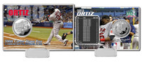 David Ortiz 500th Career Home Run Silver Coin Card