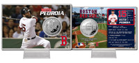 Dustin Pedroia Silver Coin Card