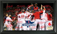 Boston Red Sox 2013 World Series Champions Celebration Signature Field