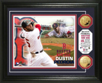 Dustin Pedroia Gold Coin Photo Mint