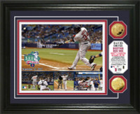 David Ortiz 500th Career Home Run Gold Coin Photo Mint