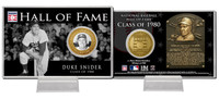 Duke Snider Class of 1983 Hall of Fame Bronze Coin Card