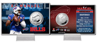 E.J. Manuel Silver Coin Card