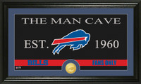 Buffalo Bills Man Cave Bronze Coin Panoramic Photo Mint