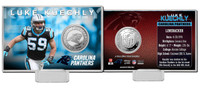 Luke Kuechly Silver Coin Card