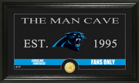 Carolina Panthers Man Cave Bronze Coin Panoramic Photo Mint