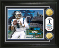 Cam Newton Gold Coin Photo Mint