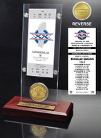 Super Bowl 20 Ticket & Game Coin Collection