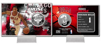 Derrick Rose Silver Coin Card