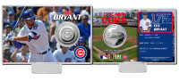 Kris Bryant MLB Debut Silver Coin Card