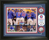 Chicago Cubs 2015 Wild Card Victory Silver Coin Photo Mint