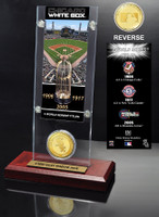 Chicago White Sox World Series Ticket & Bronze Coin Acrylic Desktop