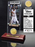 Jose Abreu Ticket & Bronze Coin Acrylic Desk Top