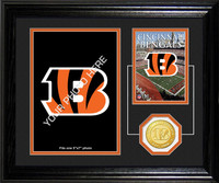 Cincinnati Bengals Framed Memories Desktop Photo Mint