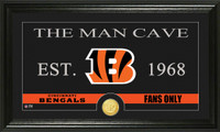 Cincinnati Bengals Man Cave Bronze Coin Panoramic Photo Mint