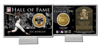 Joe Morgan Hall of Fame Coin Card