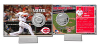 Joey Votto Silver Coin Card