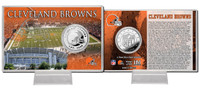Cleveland Browns Silver Coin Card