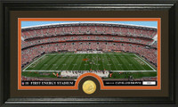 Cleveland Browns Stadium Bronze Coin Panoramic Photo Mint