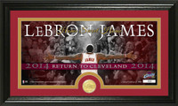 LeBron James Return to Cleveland  Minted Coin Panoramic Photo Mint