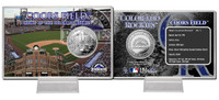 Coors Field Silver Coin Card