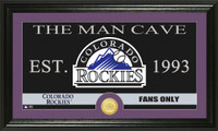 Colorado Rockies The Man Cave Bronze Coin Panoramic Photo Mint