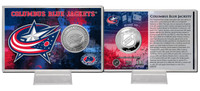 Columbus Blue Jackets Silver Coin Card