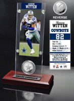Jason Witten Ticket & Minted Coin Acrylic Desk Top