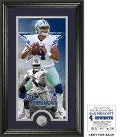 Dak Prescott Supreme Minted Silver Coin Photo Mint LE