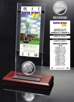 Super Bowl 12 Ticket & Game Coin Collection