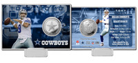 Tony Romo Silver Coin Card