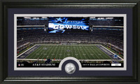 Dallas Cowboys Stadium Minted Coin Panoramic Photo Mint