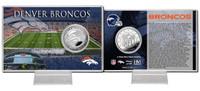 Denver Broncos Silver Coin Card