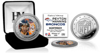 Peyton Manning Silver Color Coin