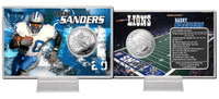 Barry Sanders Silver Coin Card