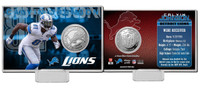 Calvin Johnson Silver Coin Card