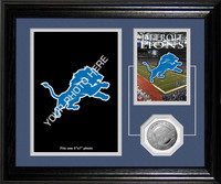 Detroit Lions Framed Memories Desktop Photo Mint