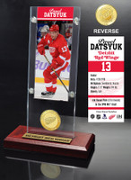 Pavel Datsyuk Ticket & Bronze Coin Acrylic Desk Top