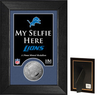 Detroit Lions Selfie Minted Coin Mini Mint