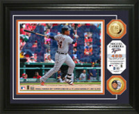 Miguel Cabrera 400th Home Run Gold Coin Photo Mint