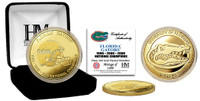 University of Florida 3-Time National Champs Gold Coin