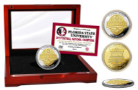 Florida State 2014 BCS National Champions Two-Tone Mint Coin