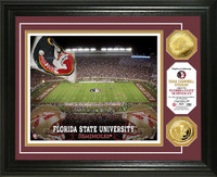 Florida State University Doak Campbell 24KT Gold Coin Photomint