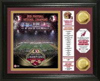 Florida State 2014 BCS National Champions Banner Gold Coin Photo Mint