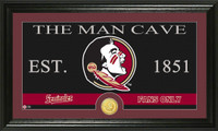 Florida State University Man Cave Bronze Coin Panoramic Photo Mint