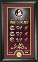 Florida State University Legacy Supreme Bronze Coin Panoramic Photo Mint