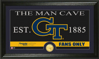 Georgia Tech University Man Cave Bronze Coin Panoramic Photo Mint