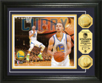 Stephen Curry Gold Coin Photo Mint