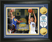 Stephen Curry 2015 NBA MVP Gold Coin Photo Mint