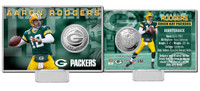 Aaron Rodgers Silver Coin Card